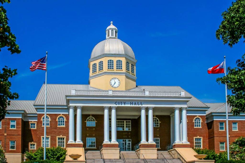 City hall building