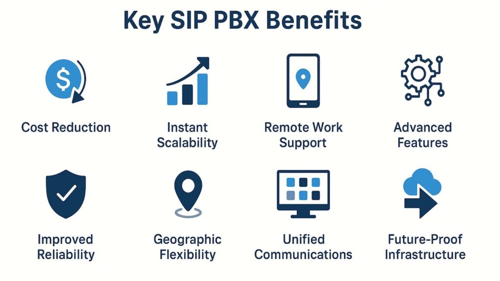 8 Key SIP PBX Benefits