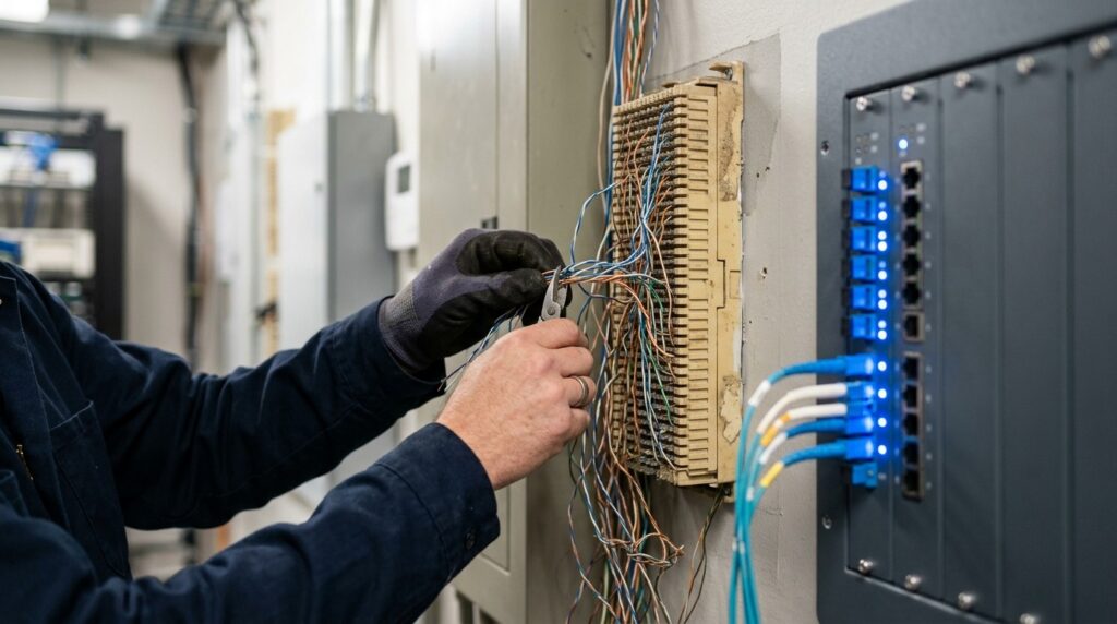 Retiring Copper Lines for Modern IP Communications