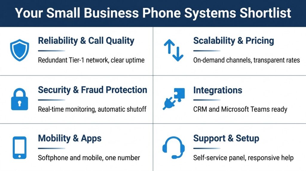 What to Look for in Small Business Phone Systems