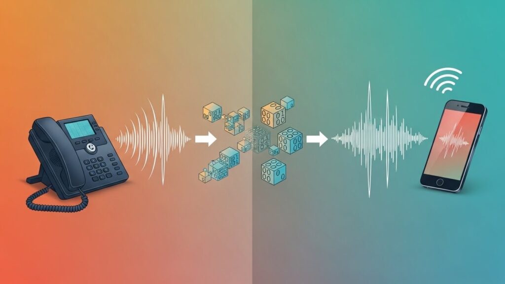 How VoIP Converts Voice to Digital Data